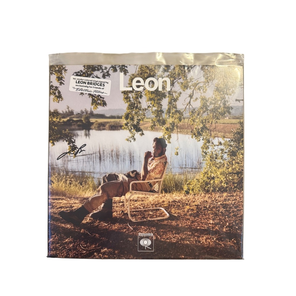 Leon Bridges Leon Signed Smoke Colored Vinyl Electric Fetus Exclusive Autograph